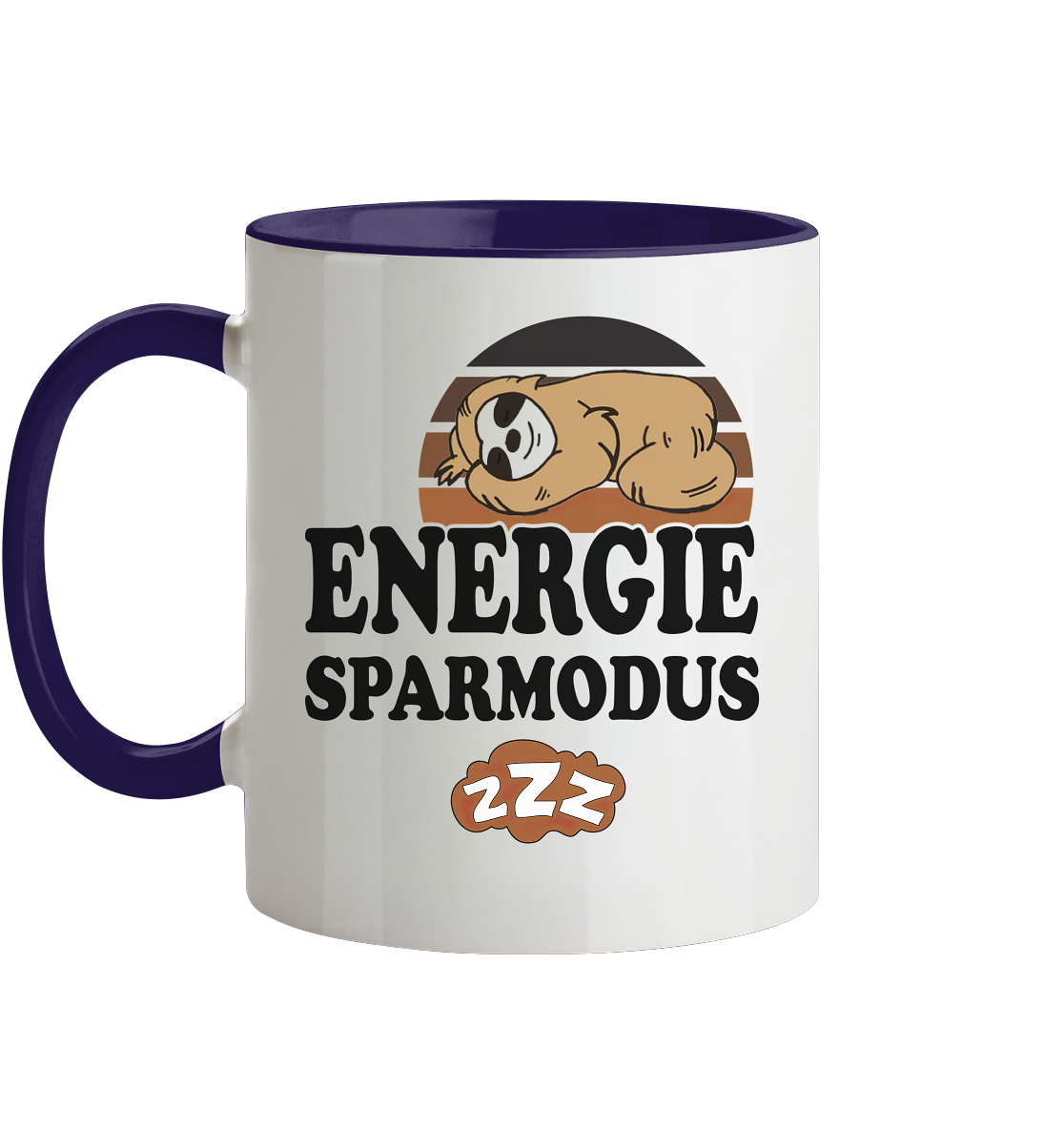Energie Sparmodus - Tasse zweifarbig