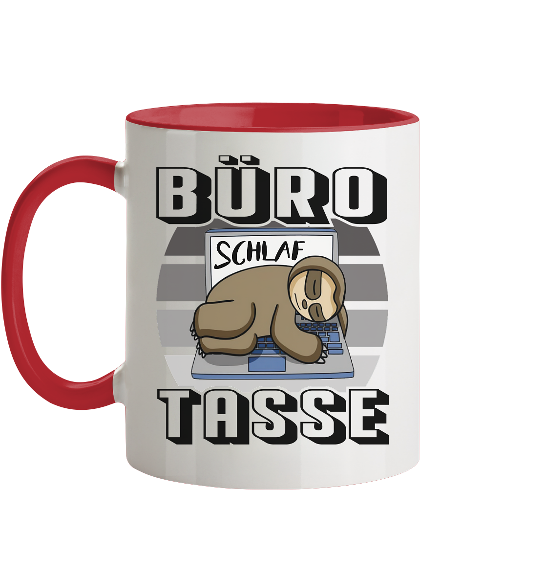 Büro Tasse - Tasse zweifarbig