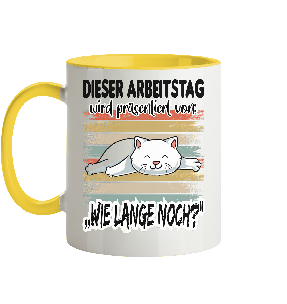 Dieser Arbeitstag wird präsentiert.... - Tasse zweifarbig