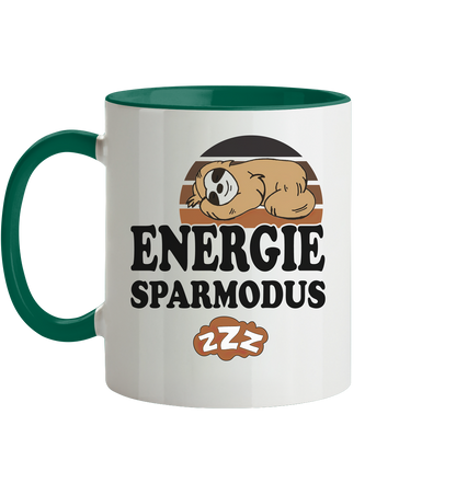 Energie Sparmodus - Tasse zweifarbig