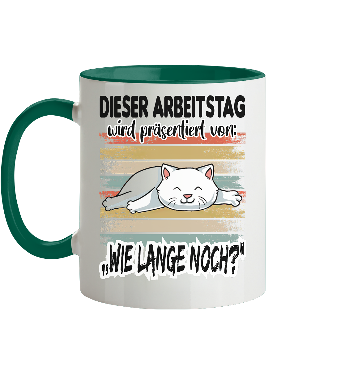Dieser Arbeitstag wird präsentiert.... - Tasse zweifarbig
