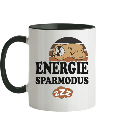 Energie Sparmodus - Tasse zweifarbig