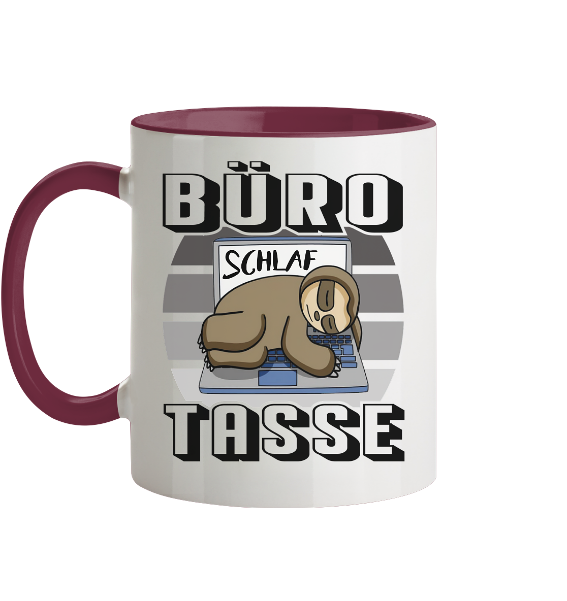 Büro Tasse - Tasse zweifarbig