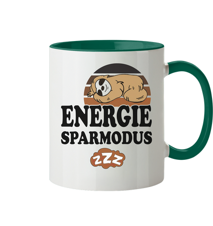 Energie Sparmodus - Tasse zweifarbig