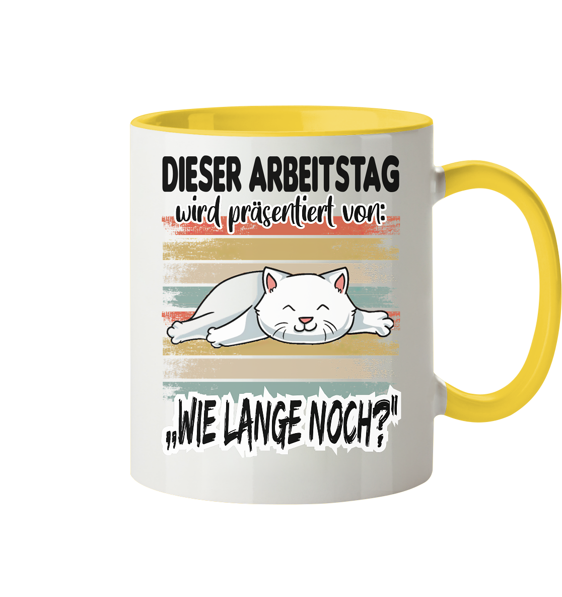 Dieser Arbeitstag wird präsentiert.... - Tasse zweifarbig